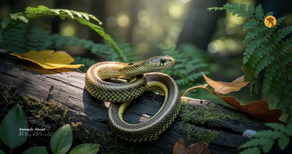 Person using a snake hook to safely relocate a snake from the backyard