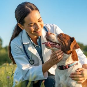 Tick prevention gear can protect dogs in grassy areas.