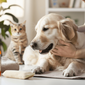Caring for your pet’s hot spot at home with love and the right tools.