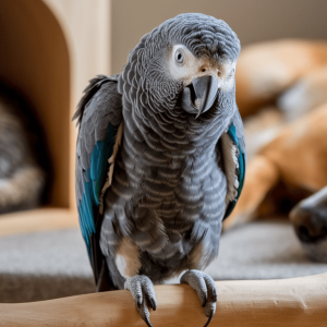 Handle Scared Pet Parrot